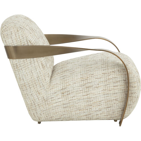 Sonesta Antique Brass / Haute Cobblestone Lounge Chair